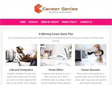 Tablet Screenshot of careerseries.com.sg